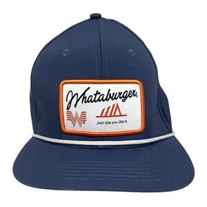 Whataburger Rope Hat Blue Orange Staunch Snapback Trucker OSFA Fast Shipping